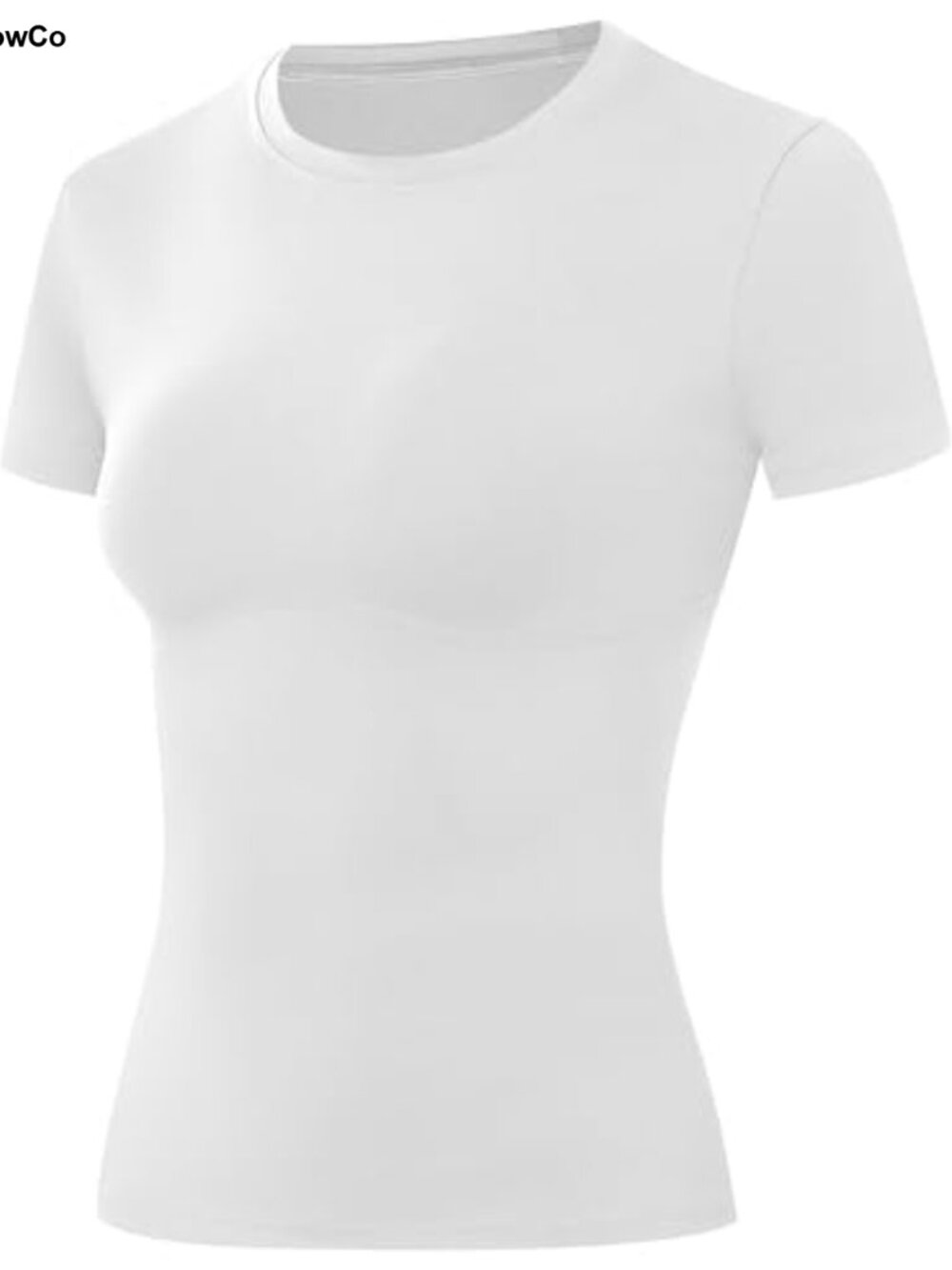 Women's Compression Shirt Short Sleeve Athletic T-Shirt Moisture Wicking Gym Top